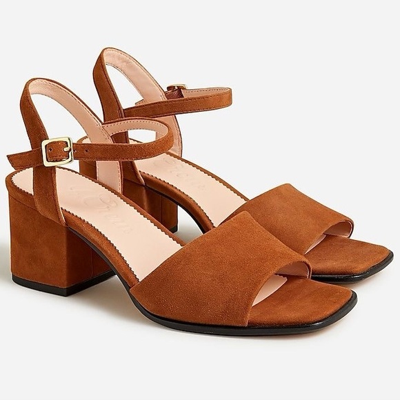 J. Crew Shoes - NWB J Crew Suede Block Heel Sandals